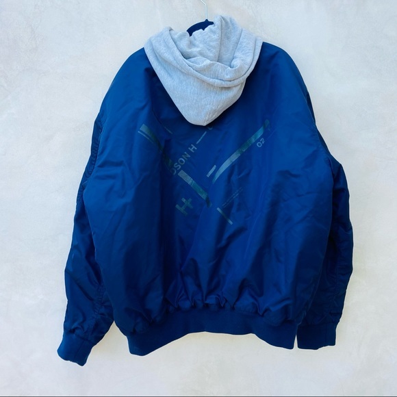 HUDSON Oversized Bomber/Flight Jacket EUC sz XL - Picture 6 of 14